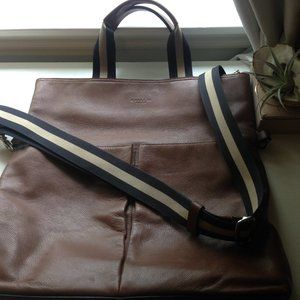Brown Coach handbag